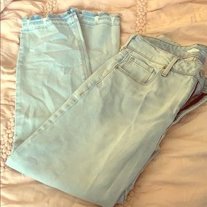 Frayed jeans